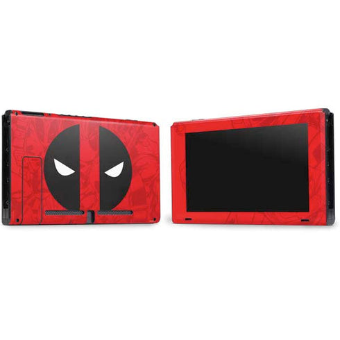 Marvel Deadpool Deadpool Emblem Nintendo Switch Bundle Skin
