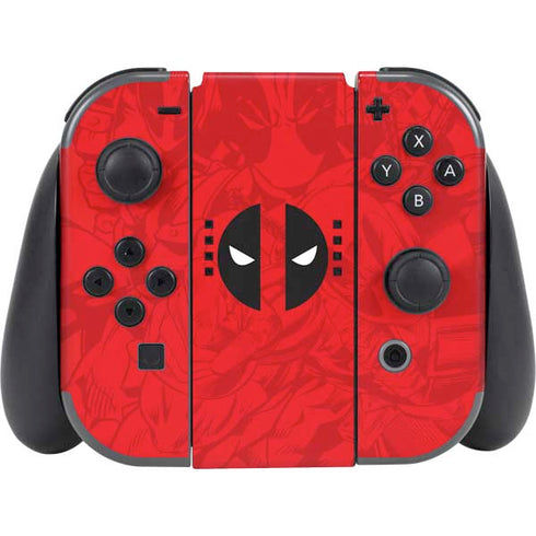 Marvel Deadpool Deadpool Emblem Nintendo Switch (2017-2021) Joy-Con Controller Skin