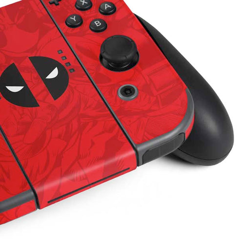 Marvel Deadpool Deadpool Emblem Nintendo Switch (2017-2021) Joy-Con Controller Skin