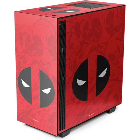 Marvel Deadpool Deadpool Emblem NZXT H510 Compact ATX Mid-Tower Case Skin
