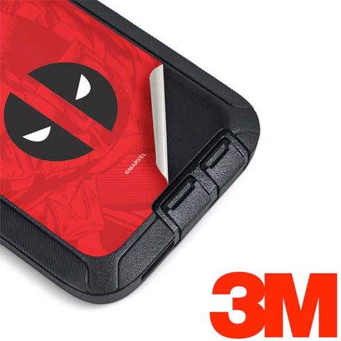 Marvel Deadpool Deadpool Emblem Otterbox Defender Galaxy Skin
