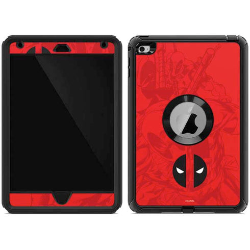 Marvel Deadpool Deadpool Emblem Otterbox Defender iPad Skin