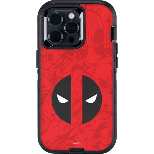 Marvel Deadpool Deadpool Emblem Otterbox Defender iPhone Skin