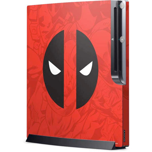 Marvel Deadpool Deadpool Emblem Playstation 3 & PS3 Slim Skin