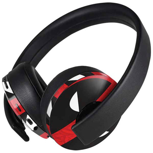 Marvel Deadpool Deadpool Emblem PlayStation 4 Gold Wireless Headset Skin