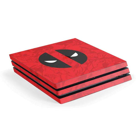 Marvel Deadpool Deadpool Emblem PS4 Pro Console Skin