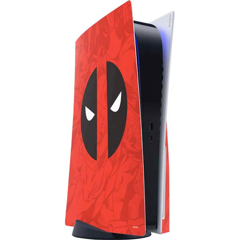 Marvel Deadpool Deadpool Emblem PS5 Console Skin