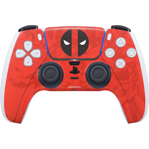 Marvel Deadpool Deadpool Emblem PS5 Controller Skin