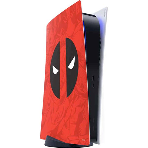 Marvel Deadpool Deadpool Emblem PlayStation PS5 Skins