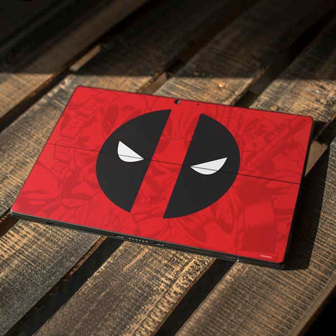 Marvel Deadpool Deadpool Emblem Surface Pro 7 Skin