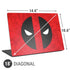 Marvel Deadpool Deadpool Emblem Universal Laptop 18in (14.6 x 10.6in) Skin