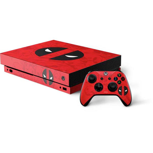Marvel Deadpool Deadpool Emblem Xbox One X Bundle Skin