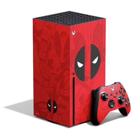 Marvel Deadpool Deadpool Emblem Xbox Series X Bundle Skin