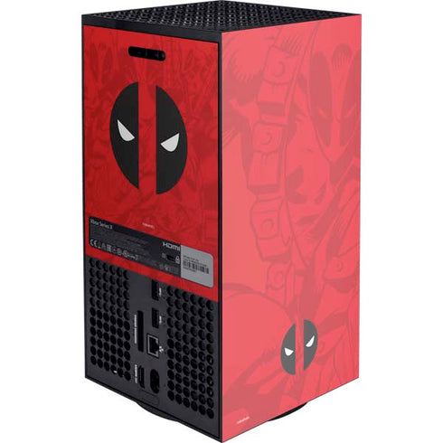 Marvel Deadpool Deadpool Emblem Xbox Series X Console Skin