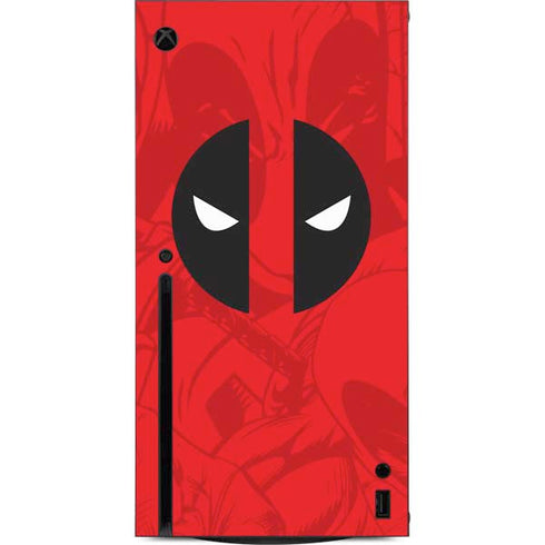 Marvel Deadpool Deadpool Emblem Xbox Series X Console Skin