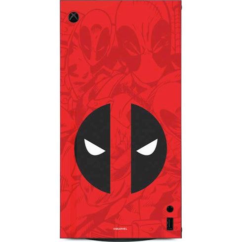 Marvel Deadpool Deadpool Emblem XBox Series X Digital Edition Console Skin