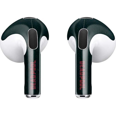 Marvel Deadpool Legacy Deadpool Logo Apple AirPods (3rd Gen 2021) Skin