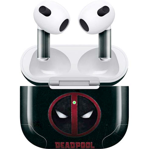 Marvel Deadpool Legacy Deadpool Logo Apple AirPods (3rd Gen 2021) Skin