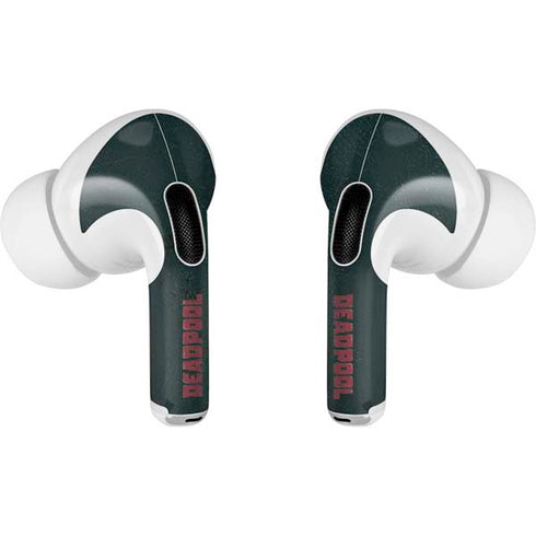 Marvel Deadpool Legacy Deadpool Logo Apple AirPods Pro Skin