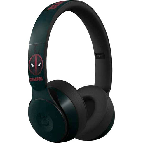 Marvel Deadpool Legacy Deadpool Logo Beats Solo Pro Skin