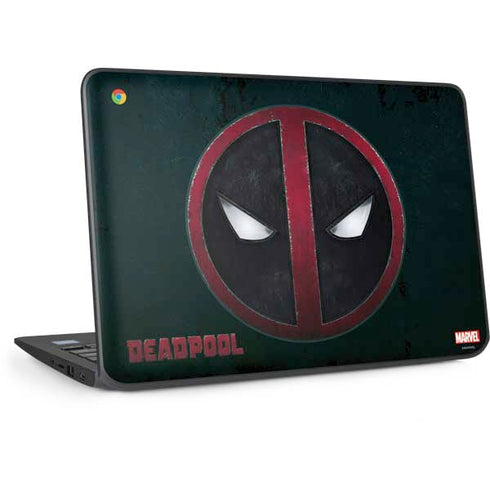Marvel Deadpool Legacy Deadpool Logo HP Chromebook Skin