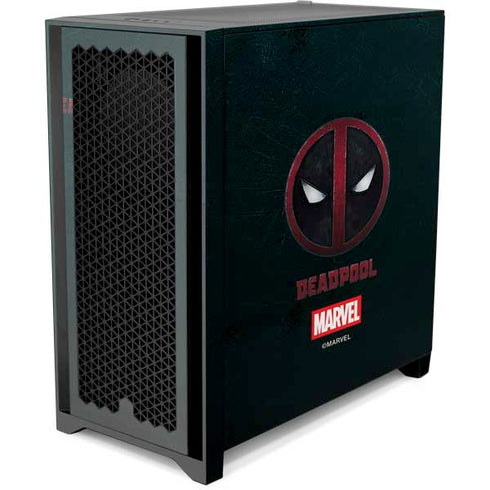 Marvel Deadpool Legacy Deadpool Logo Corsair 4000D Tempered Glass Mid-Tower ATX Case Skin
