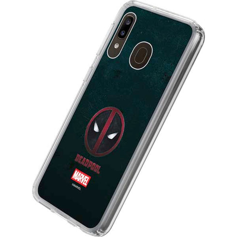 Marvel Deadpool Legacy Deadpool Logo Galaxy A20 Clear Case
