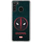 Marvel Deadpool Legacy Deadpool Logo Galaxy A21 Clear Case
