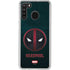 Marvel Deadpool Legacy Deadpool Logo Galaxy A21 Clear Case