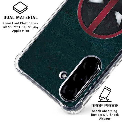 Marvel Deadpool Legacy Deadpool Logo Galaxy A36 5G Clear Case