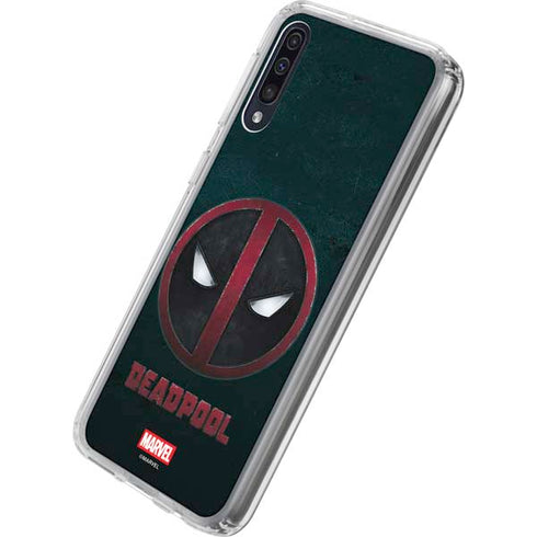 Marvel Deadpool Legacy Deadpool Logo Galaxy A50 Clear Case