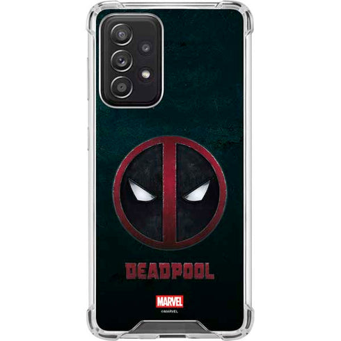 Marvel Deadpool Legacy Deadpool Logo Galaxy A52 5G Clear Case