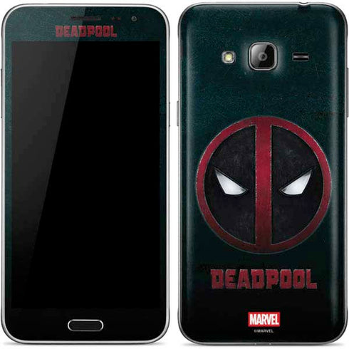 Marvel Deadpool Legacy Deadpool Logo Galaxy J3 Skin