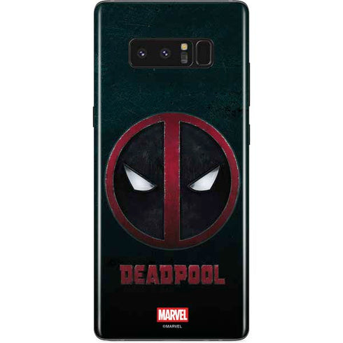 Marvel Deadpool Legacy Deadpool Logo Galaxy Note 8 Skin