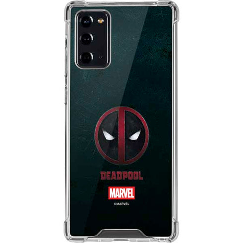Marvel Deadpool Legacy Deadpool Logo Galaxy Note20 5G Clear Case