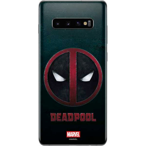 Marvel Deadpool Legacy Deadpool Logo Galaxy S10 Plus Skin