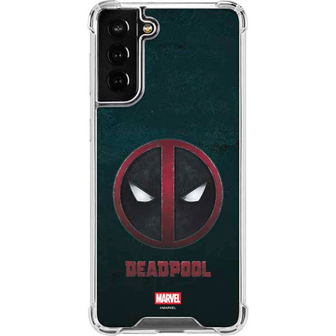 Marvel Deadpool Legacy Deadpool Logo Galaxy S21 FE Clear Case