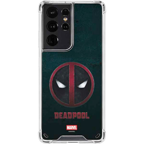 Marvel Deadpool Legacy Deadpool Logo Galaxy S21 Ultra 5G Clear Case
