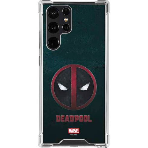 Marvel Deadpool Legacy Deadpool Logo Galaxy S22 Ultra Clear Case