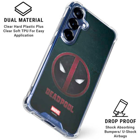 Marvel Deadpool Legacy Deadpool Logo Galaxy S25 Plus Clear Case