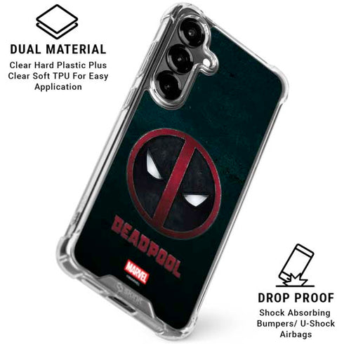 Marvel Deadpool Legacy Deadpool Logo Galaxy S26 Plus Clear Case