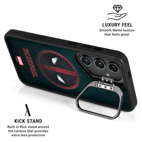 Marvel Deadpool Legacy Deadpool Logo Galaxy S26 Ultra Kickstand Case