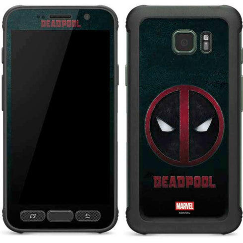 Marvel Deadpool Legacy Deadpool Logo Galaxy S7 Active Skin