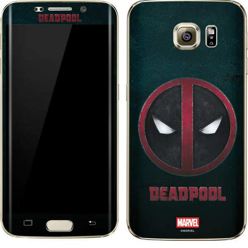 Marvel Deadpool Legacy Deadpool Logo Galaxy S7 Edge Skin