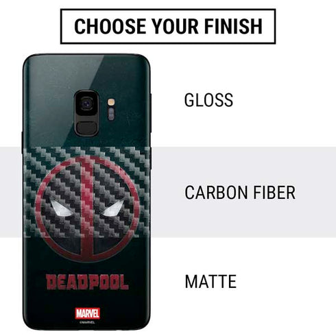 Marvel Deadpool Legacy Deadpool Logo Galaxy S9 Skin