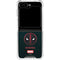 Marvel Deadpool Legacy Deadpool Logo Galaxy Z Flip6 Clear Case