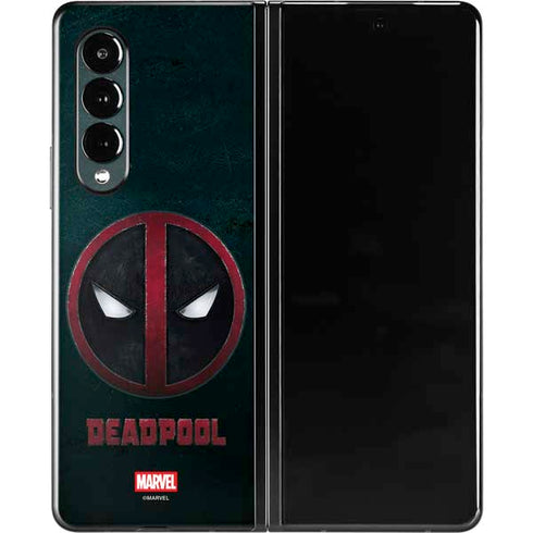 Marvel Deadpool Legacy Deadpool Logo Galaxy Z Fold3 5G Skin