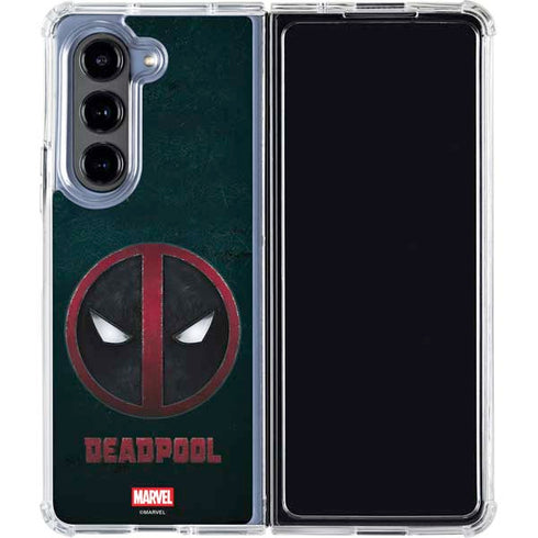 Marvel Deadpool Legacy Deadpool Logo Galaxy Z Fold5 5G Clear Case