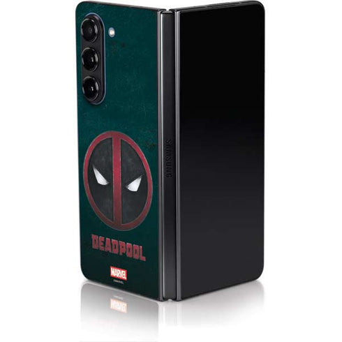 Marvel Deadpool Legacy Deadpool Logo Galaxy Z Fold5 5G Skin