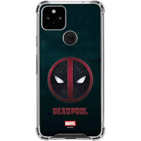 Marvel Deadpool Legacy Deadpool Logo Google Pixel 5a 5G Clear Case